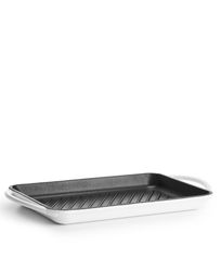 Jernverket Grillbricka i Gjutjärn 33 cm - Vit
