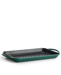 Jernverket Grillbricka i Gjutjärn 33cm - Grön