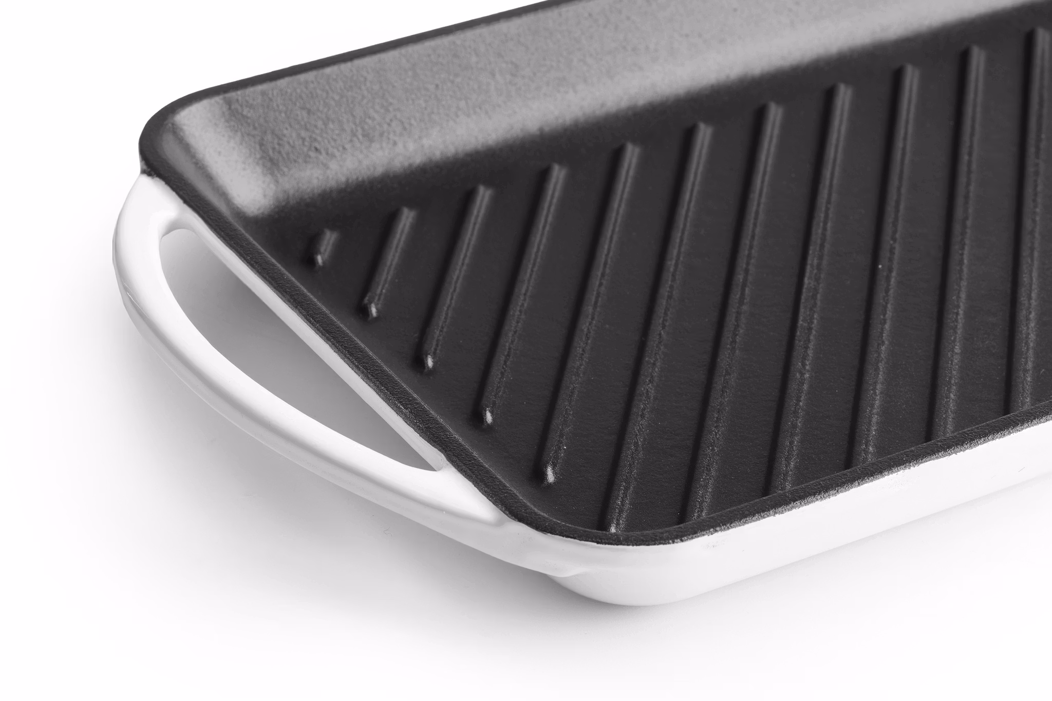Jernverket Grillbricka i Gjutjärn 33 cm - Vit