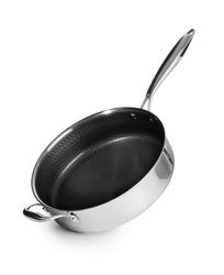 Jernverket Kokkärlset – 4-delars Premiumset i Spegelpolerat Rostfritt Stål med Honeycomb Non-Stick