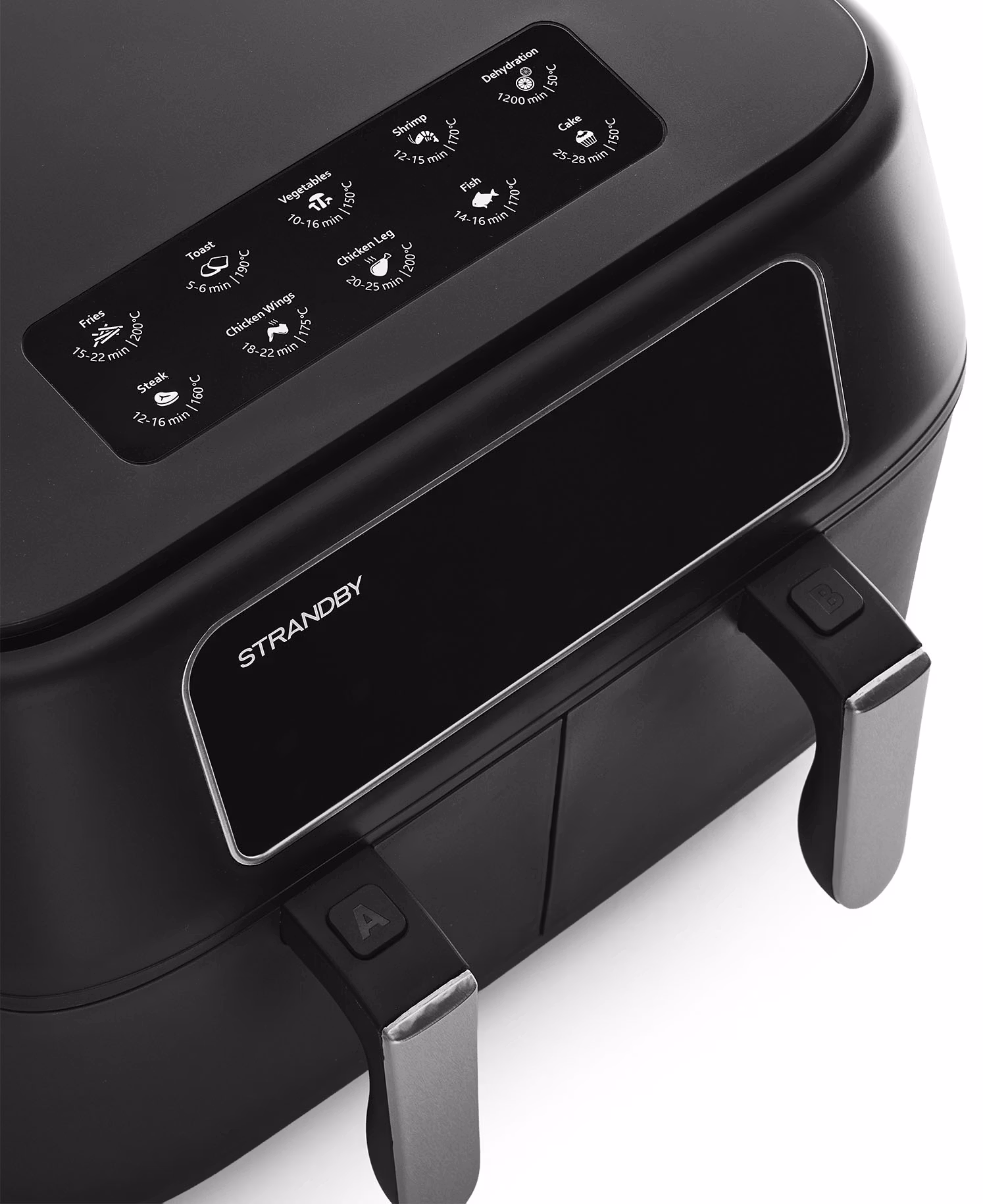 Strandby Dual Aifryer 8L - Black