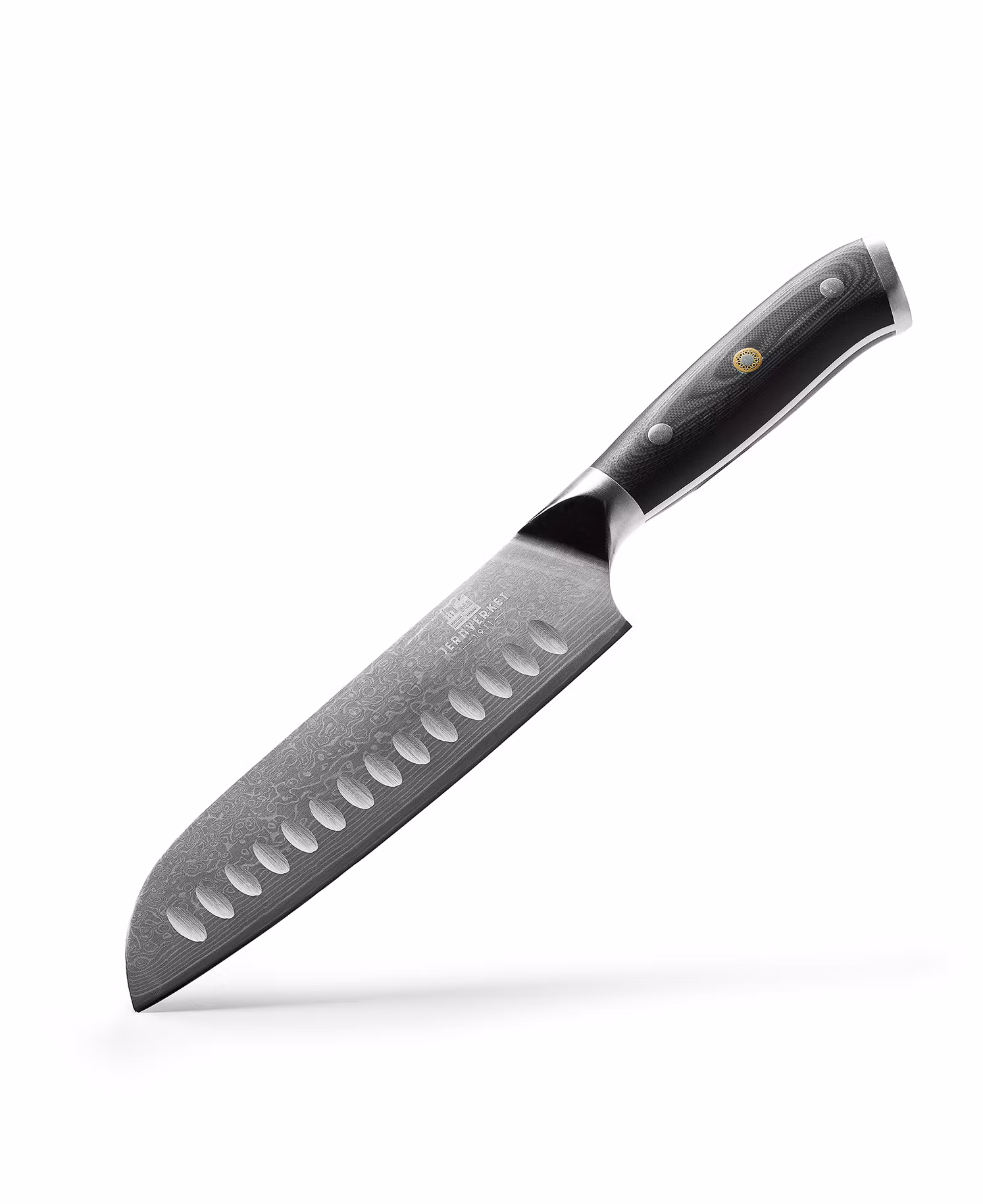Jernverkets Miyaro Santoku Damaskus kniv