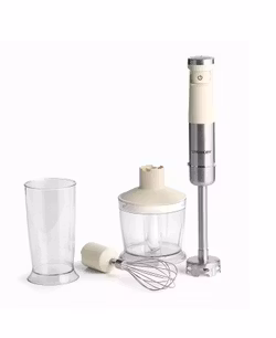 Sladdlös Stavmixer 4 in 1 från Strandby - Creme vit
