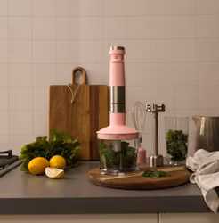 Sladdlös Stavmixer 4 in 1 från Strandby - Pink