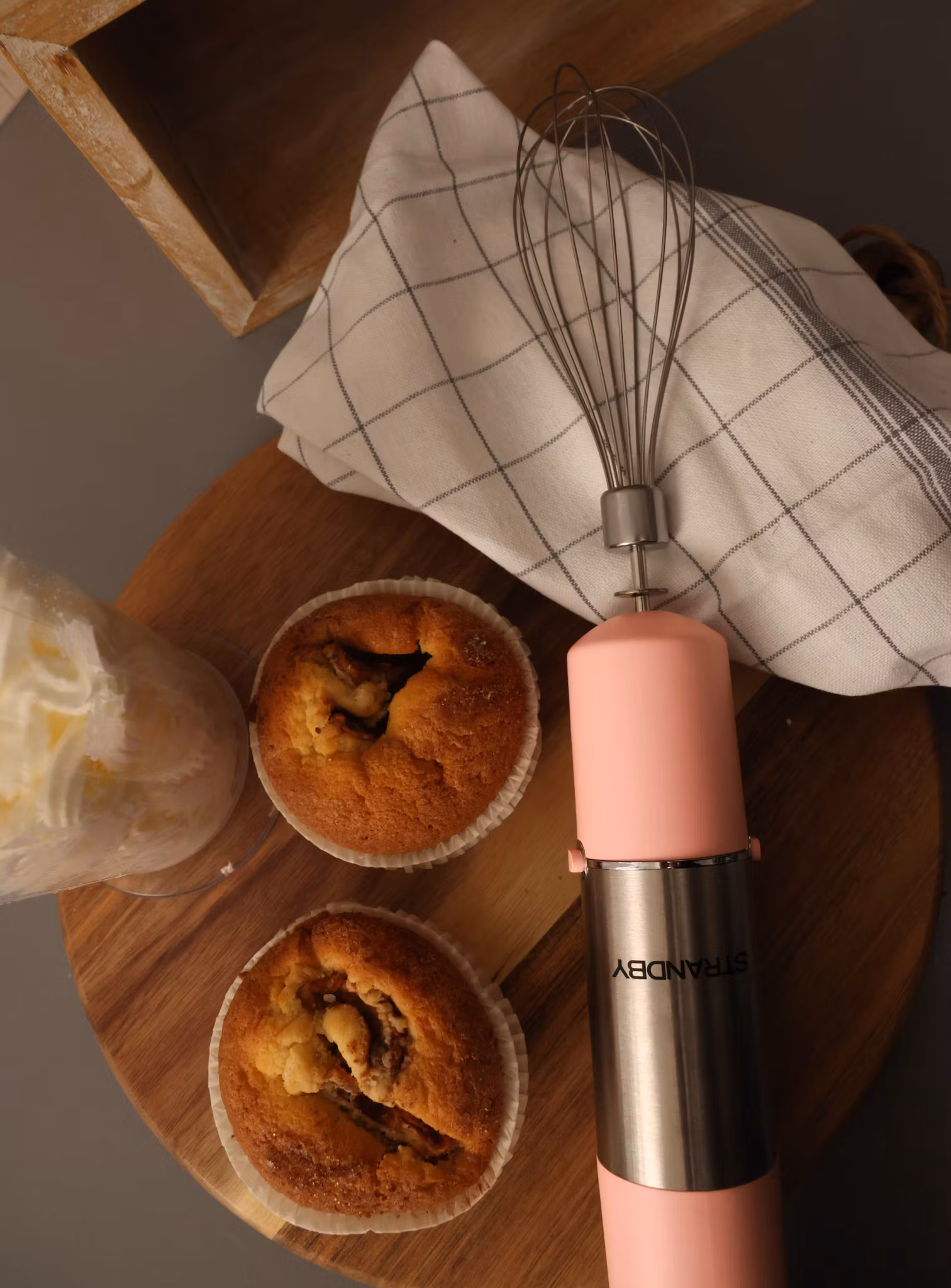 Sladdlös Stavmixer 4 in 1 från Strandby - Pink