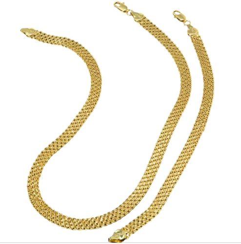 18k guldpläterad  set