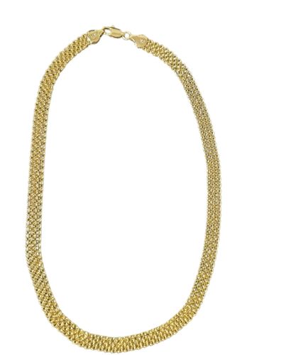 Guld halsband  18k guldplätering