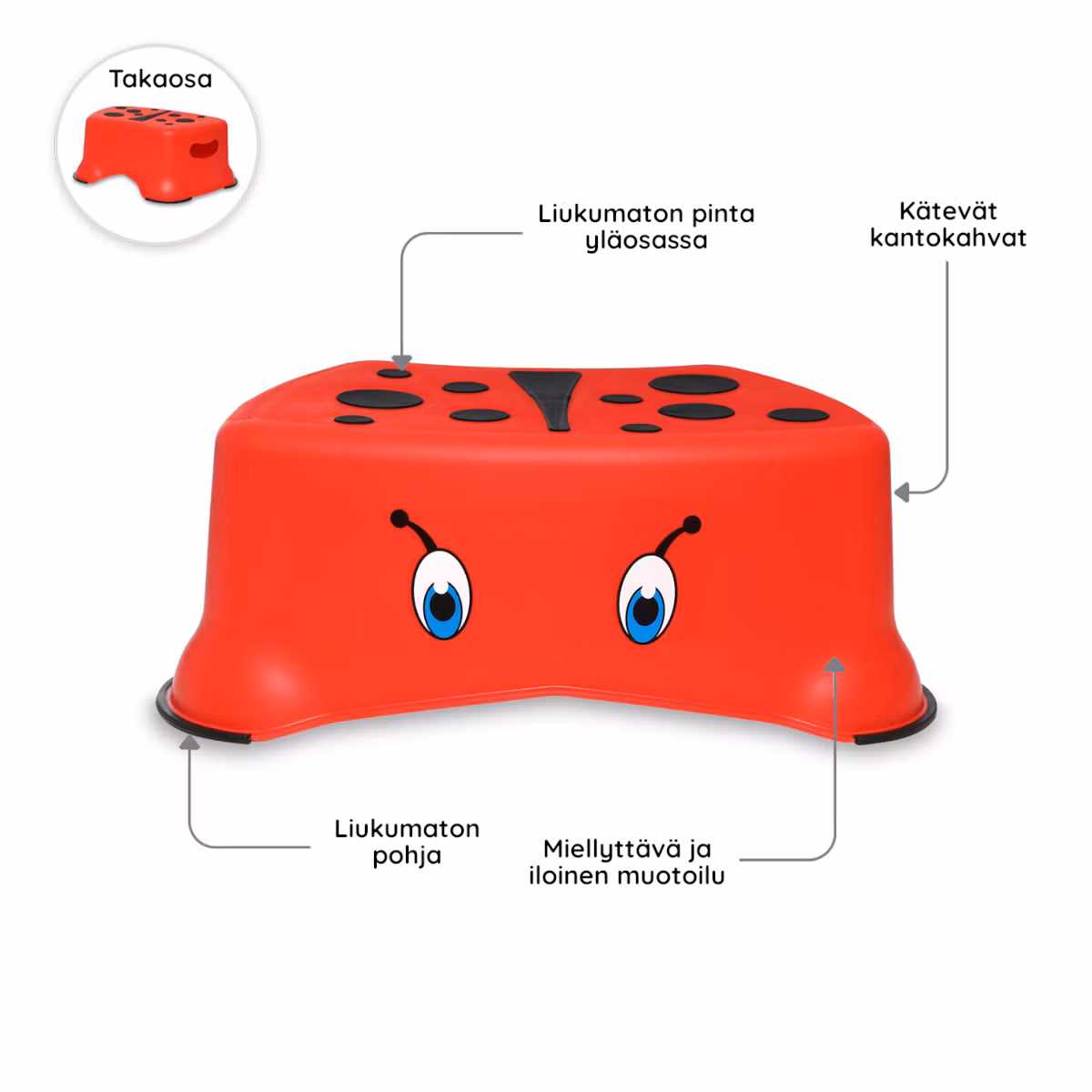 My Carry Potty Lasten potta, WC-istuin ja jakkara - Pottaharjoittelu Leppäkerttu