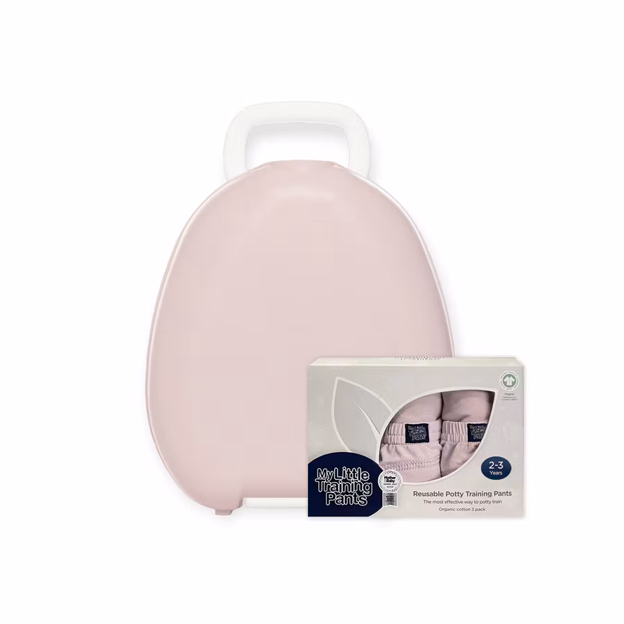 My Carry Potty potta Pastelli pinkki ja Pottaharjoitteluhousut
