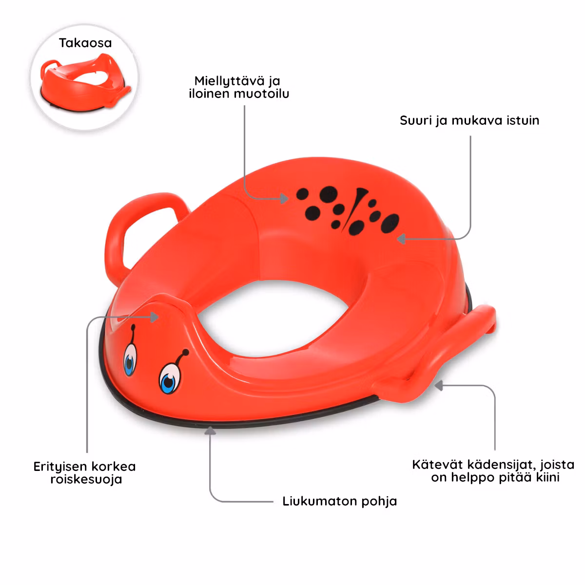 My Carry Potty lasten WC-istuin Leppäkerttu
