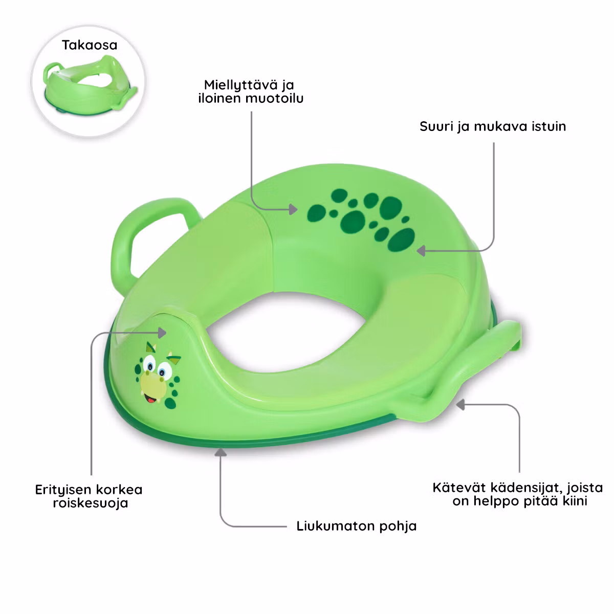 My Carry Potty lasten WC-istuin Dinosaurus