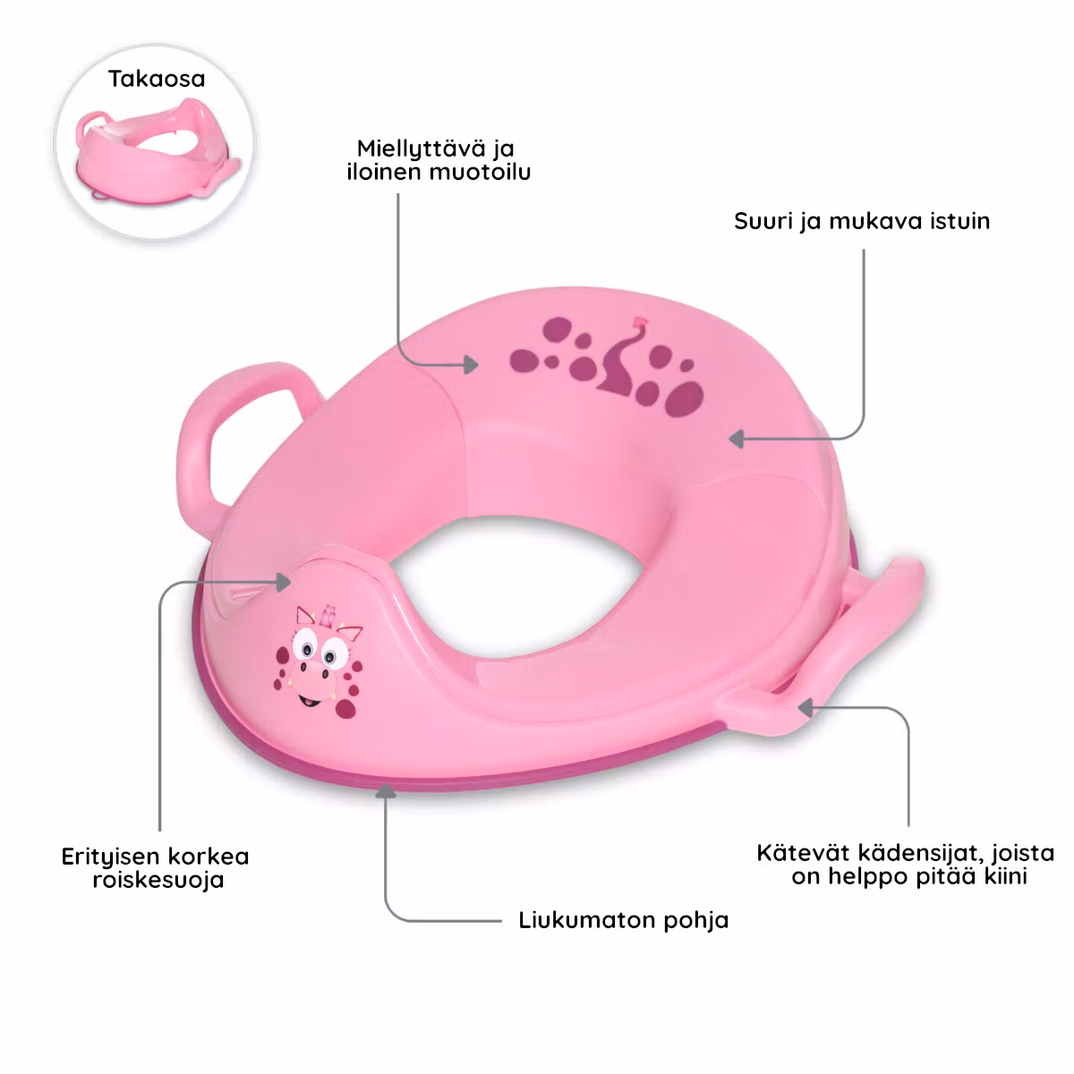 My Carry Potty lasten WC-istuin Lohikäärmeake