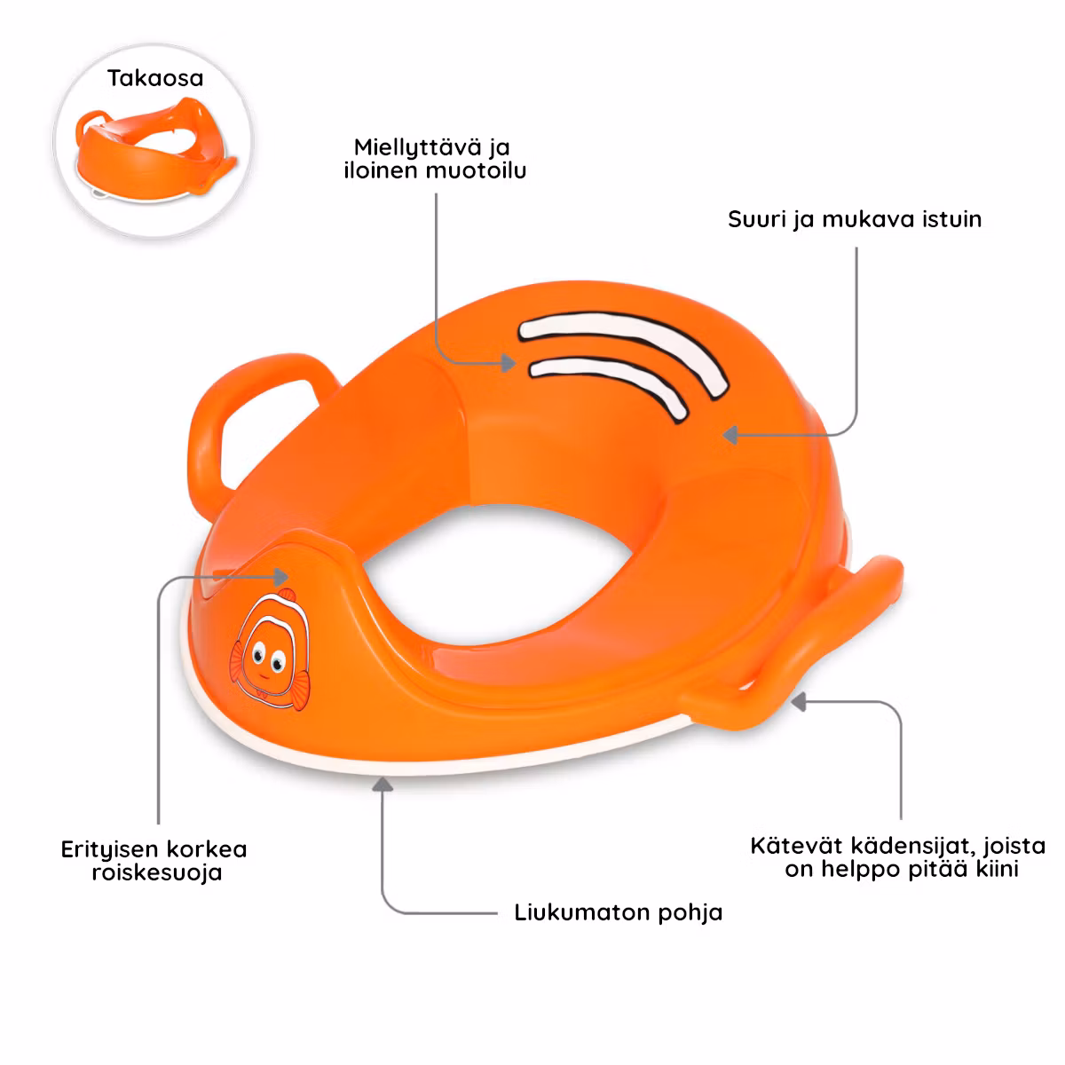 My Carry Potty lasten WC-istuin ja jakkara Vuokkokala