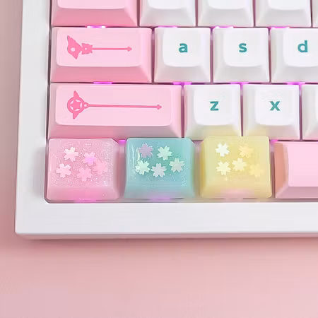 Pastel magic Keycaps