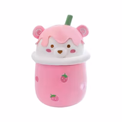 Milky tea bubble bear plushie