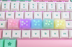 Pastel magic Keycaps