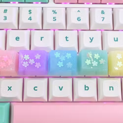 Pastel magic Keycaps