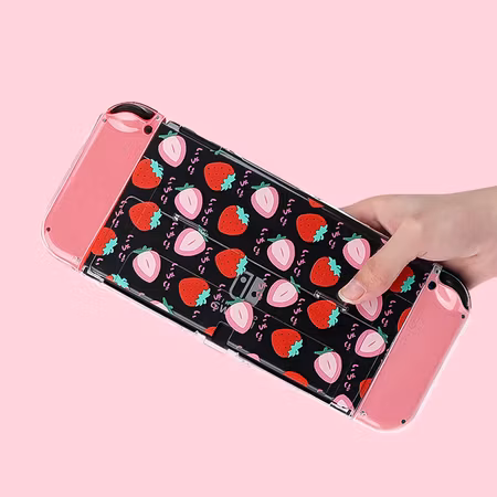 Jordgubbs Nintendo switch skal