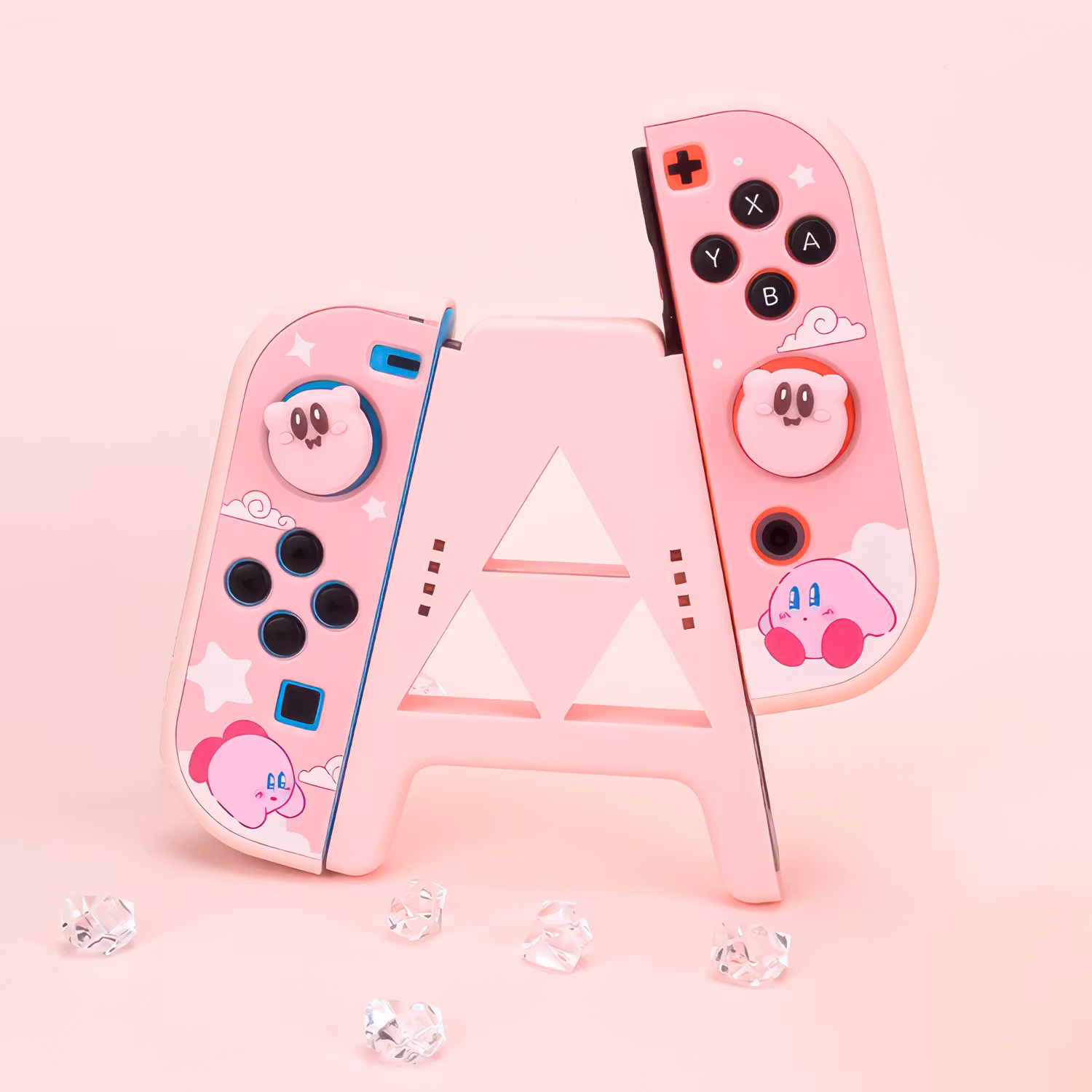 Rosa Joy-con Laddningsgrepp