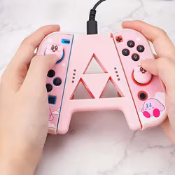 Rosa Joy-con Laddningsgrepp