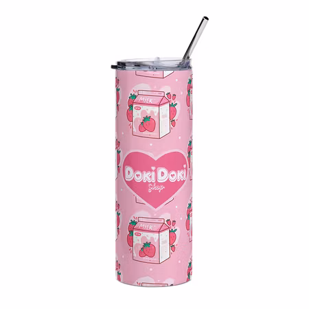Strawberry milk tumbler [on-demand]