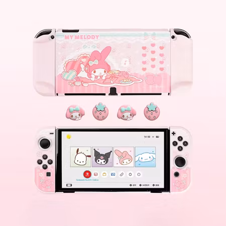 My melody Nintendo switch skal SET