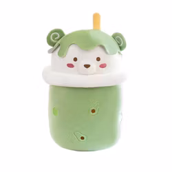 Milky tea bubble bear plushie