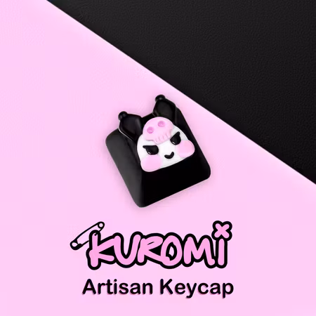 'Kuromi' Artisan keycap