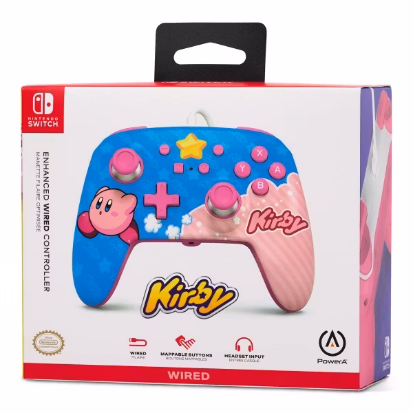 PowerA Nintendo Switch Enhanced Wired Controller (Kirby)