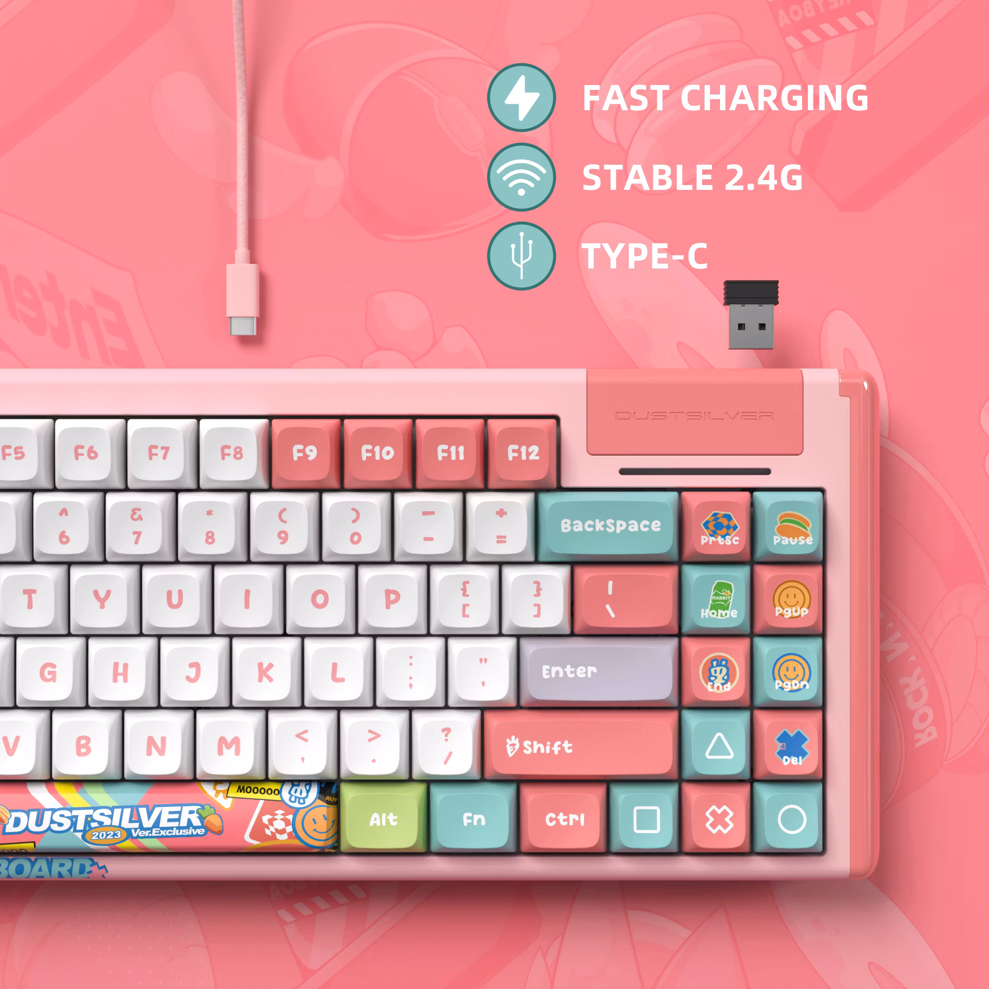 D84 Series 75% Mekaniskt tangentbord