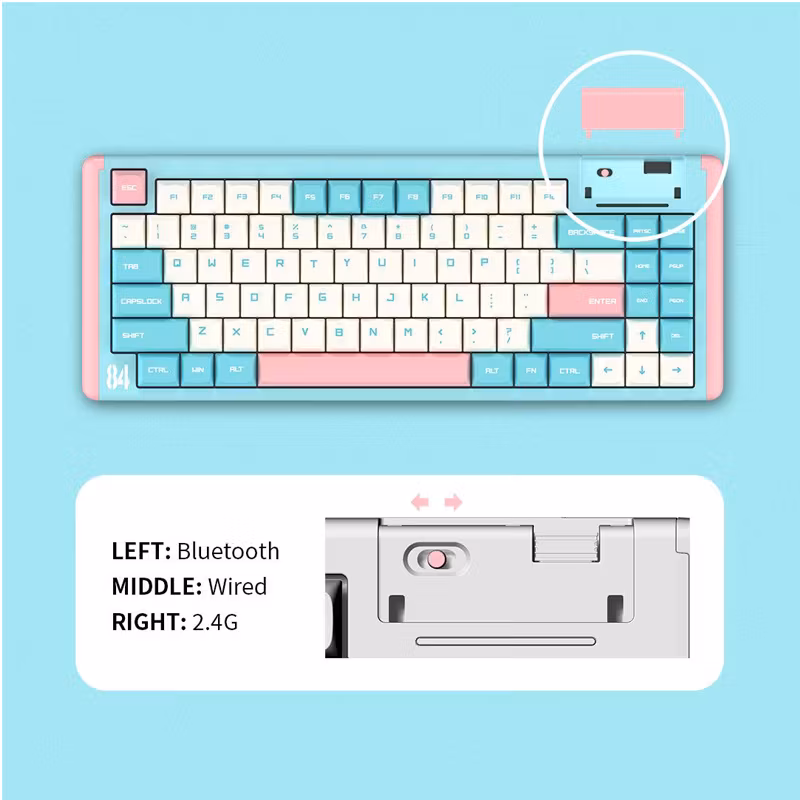 D84 Series 75% Mekaniskt tangentbord