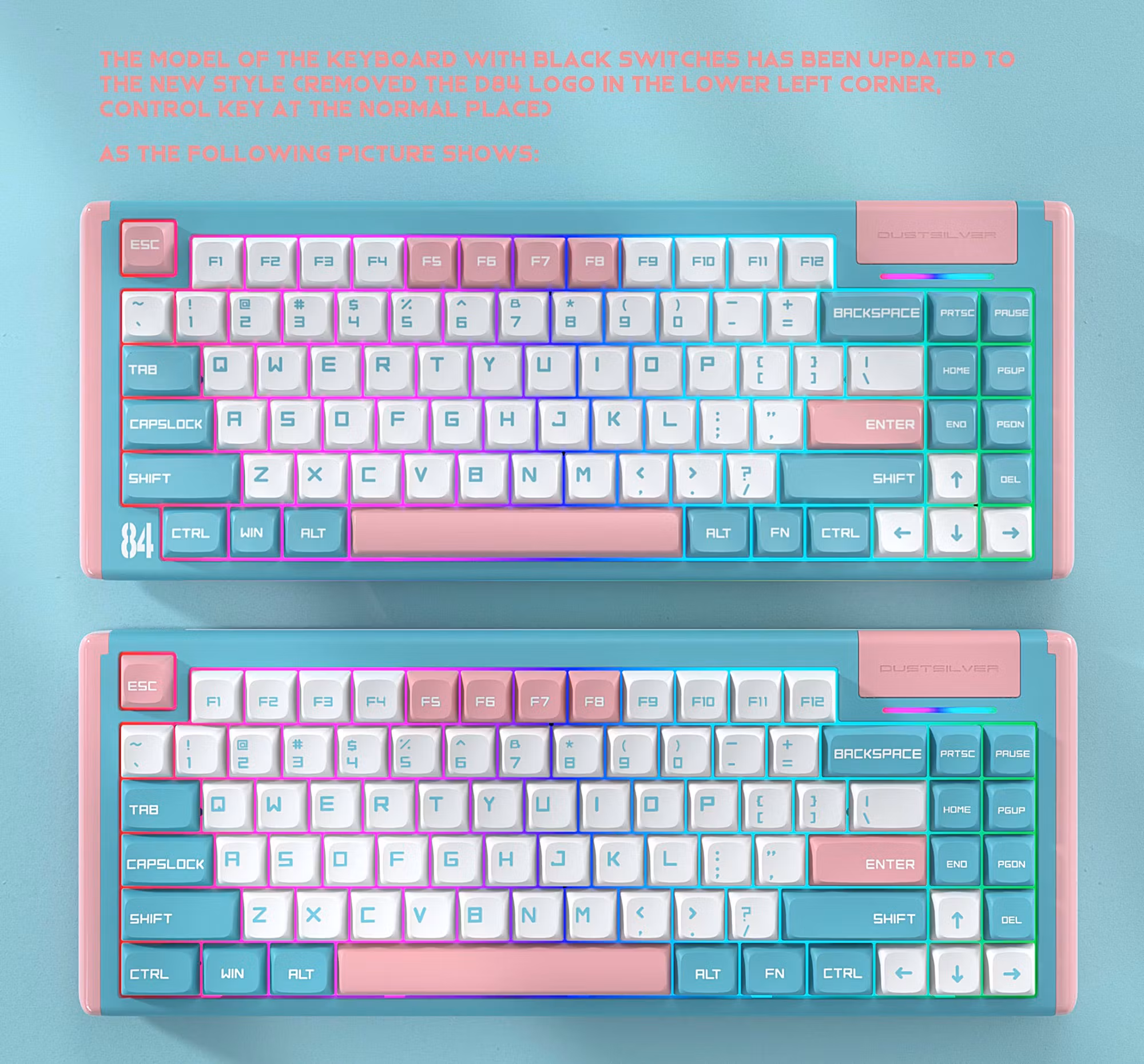 D84 Series 75% Mekaniskt tangentbord