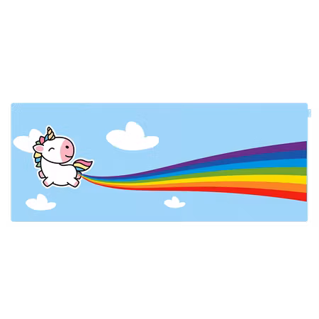 NOS XXL musmatta (unicorn)