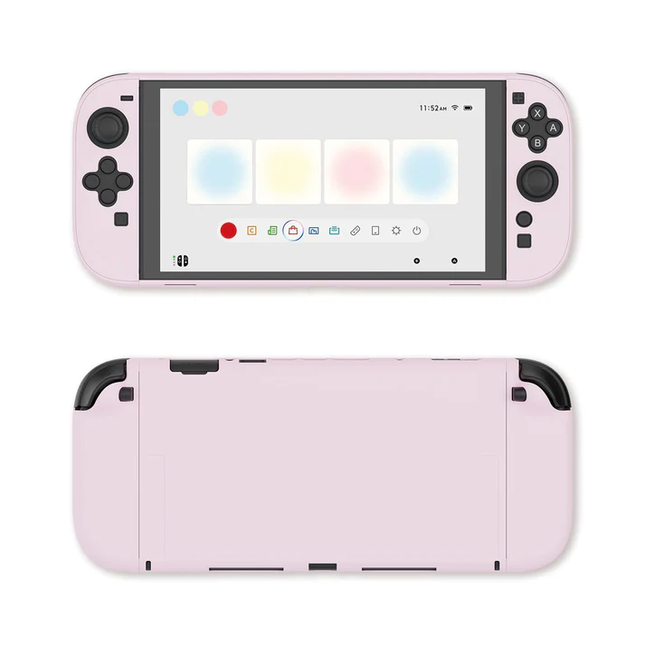 Pastellfärgat Nintendo switch 2 skal