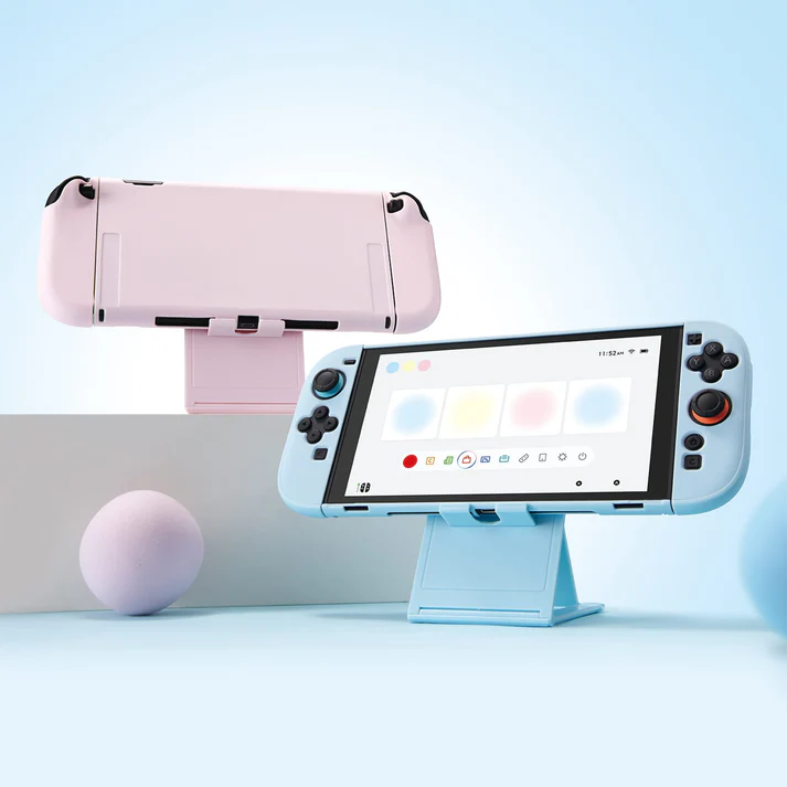 Pastellfärgat Nintendo switch 2 skal