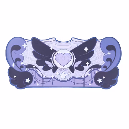 'Dark Star wings' XL Mouse pad & wrist rest