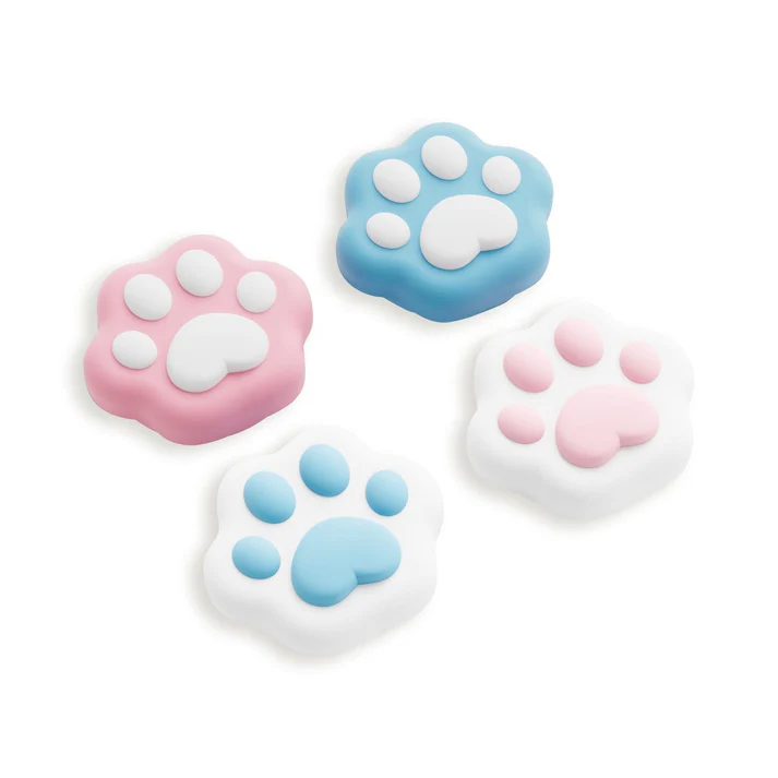 Rosa blå Cat paw shape Nintendo switch 2 Tumgrepp
