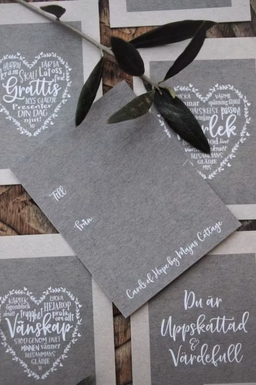 Majas Cards Of Hope | Du är uppskattad & värdefull