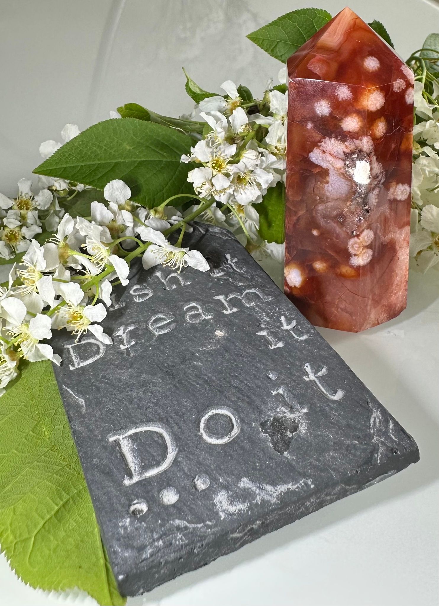 Röd Blomsteragat Torn