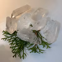 Bergkristall Spets Rå