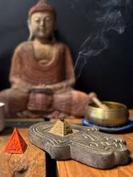 Hamsa Healing Hand Rökelseplatta | Indonesien