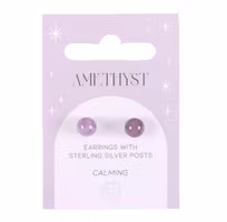 Ametist Örhänge i 925 Sterling Silver