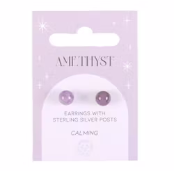 Ametist Örhänge i 925 Sterling Silver
