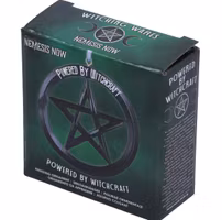Powered By Witchcraft, hängande Wicca Ornament Pentagram