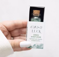 A Little Jar Of Luck - Grön Aventurin