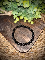 Svart Turmalin Armband | 10 mm