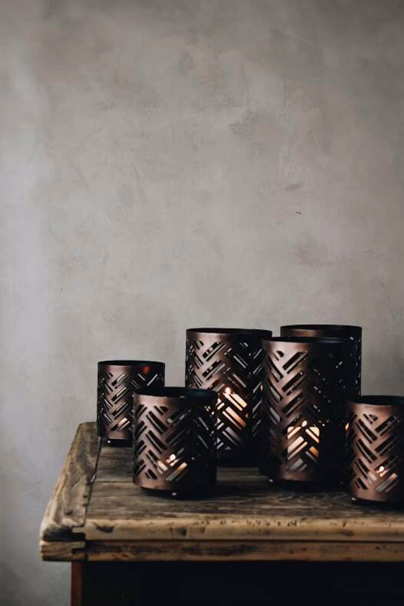 Majas Herringbone Lykta | Stor REA