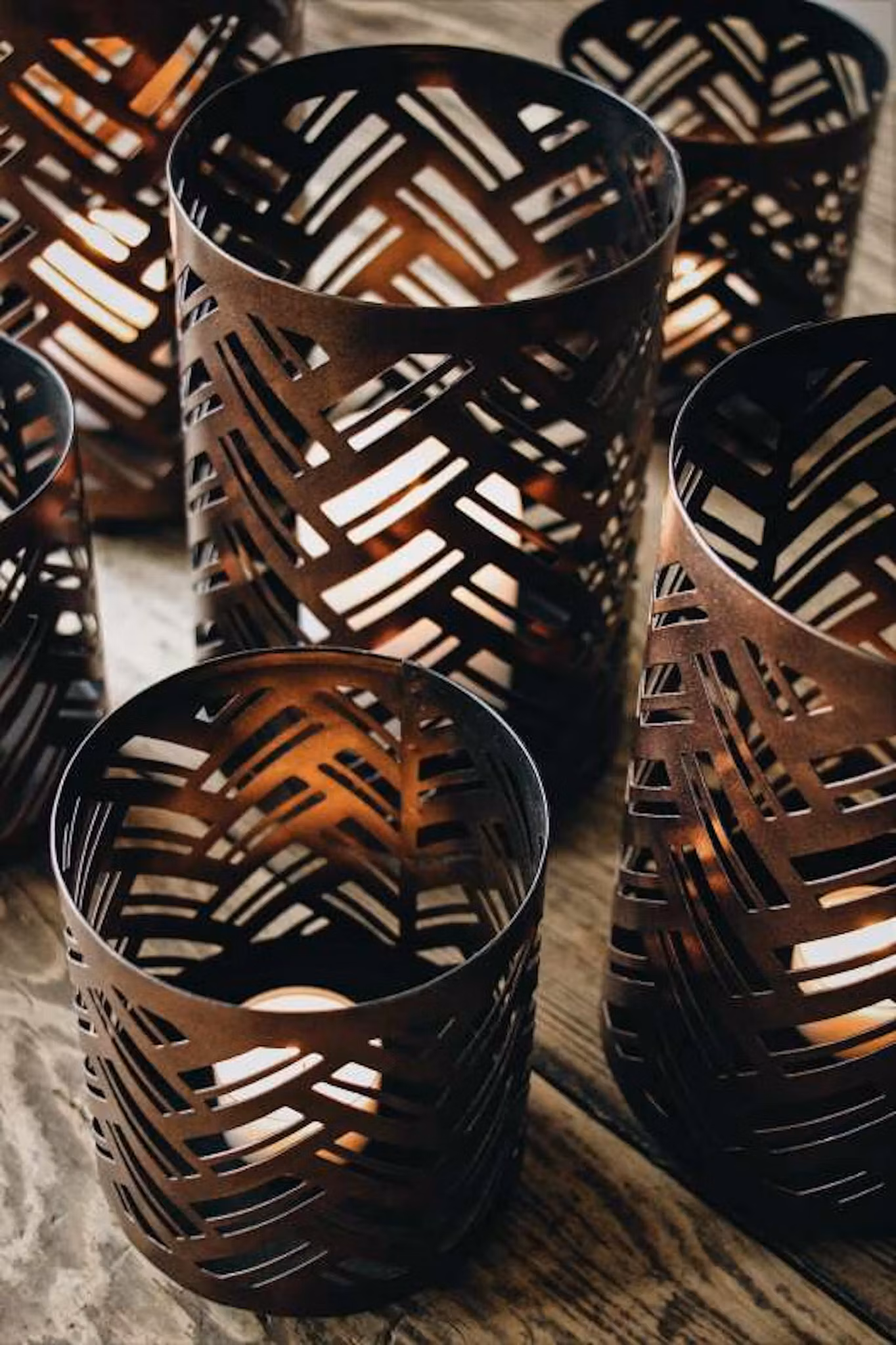 Majas Herringbone Lykta | Stor REA