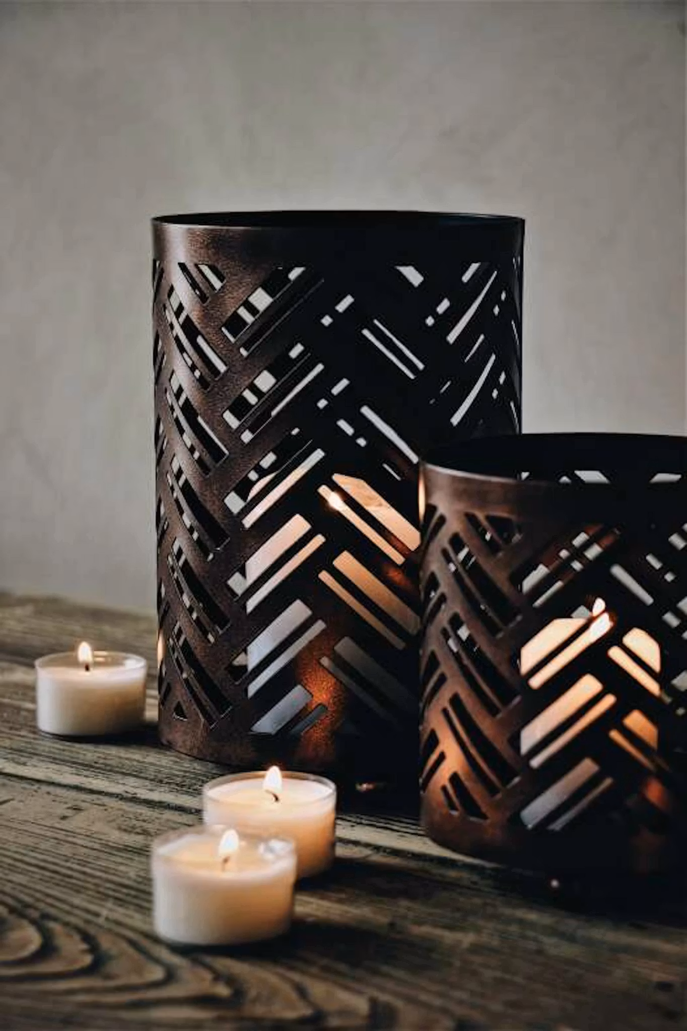 Majas Herringbone Lykta | Stor REA