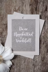 Majas Cards Of Hope | Du är uppskattad & värdefull